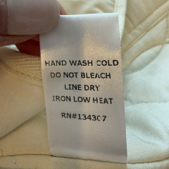 LUMIERE Oversized Lightweight Cream Quilted Puffer Jacket With Snaps Small - Picture 11 of 12